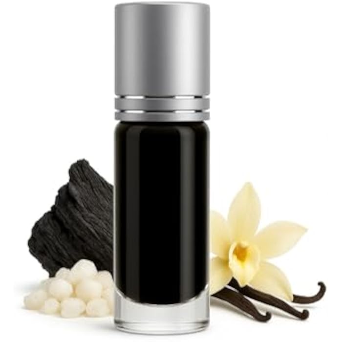 Musk Al Qurashi Royal Black Original – Roll On 12 ml by la perfume beach – Raw Fragrance Oil No Alcohol for Unisex – Stable & Aromatic Oriental Luxury musk for women & musk for men - Image 1